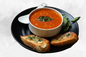 Roasted Tomato and Basil Soup